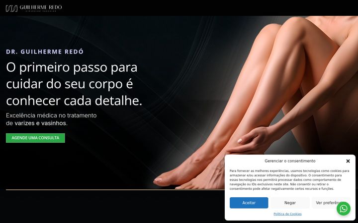 Screenshot von drguilhermeredo.com.br