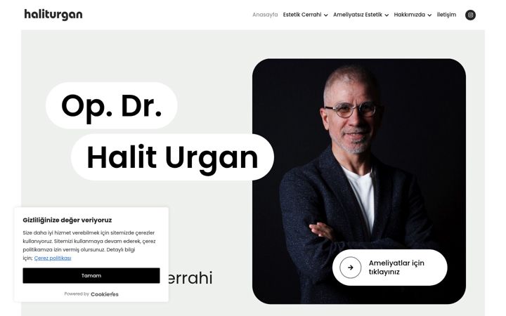 Screenshot of drhaliturgan.com