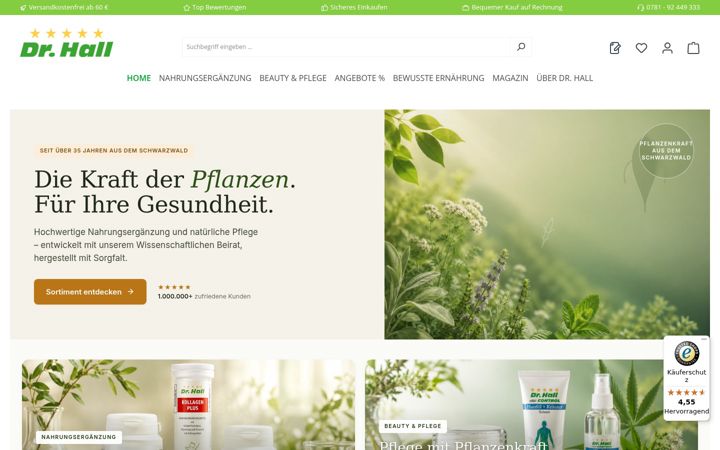 Screenshot of drhall.de