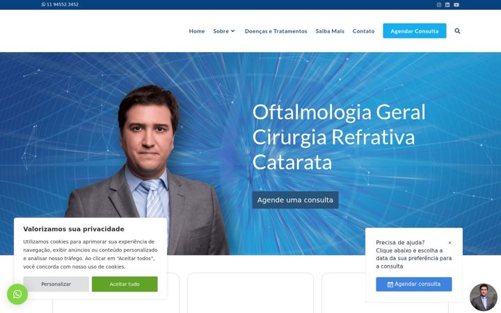 Screenshot stránky drhallim.com.br