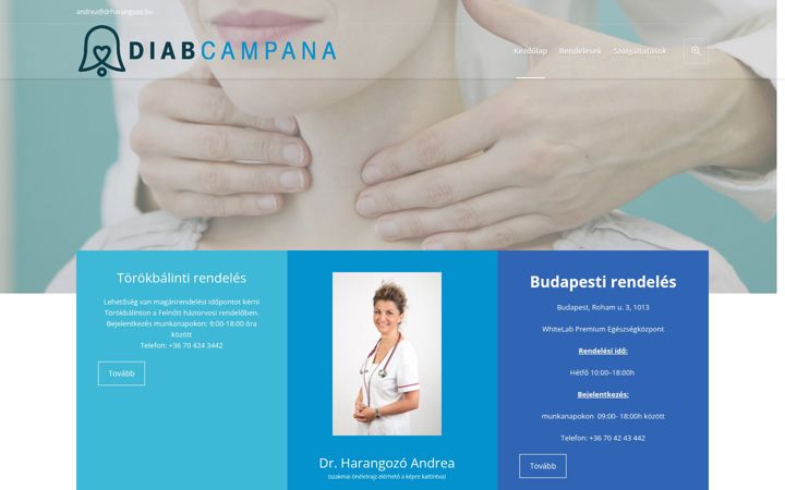 Képernyőkép: drharangozo.hu