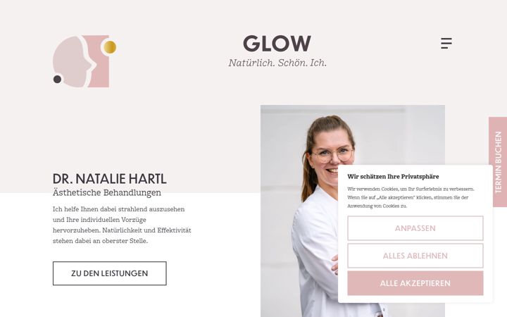 Zrzut ekranu drhartl-glow.at