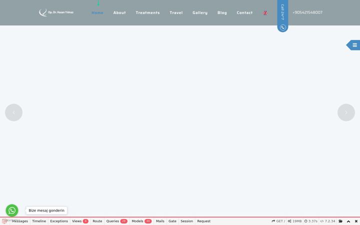 Screenshot of drhasanyilmaz.com