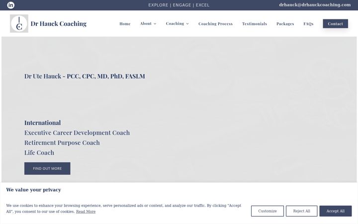 Screenshot of drhauckcoaching.com