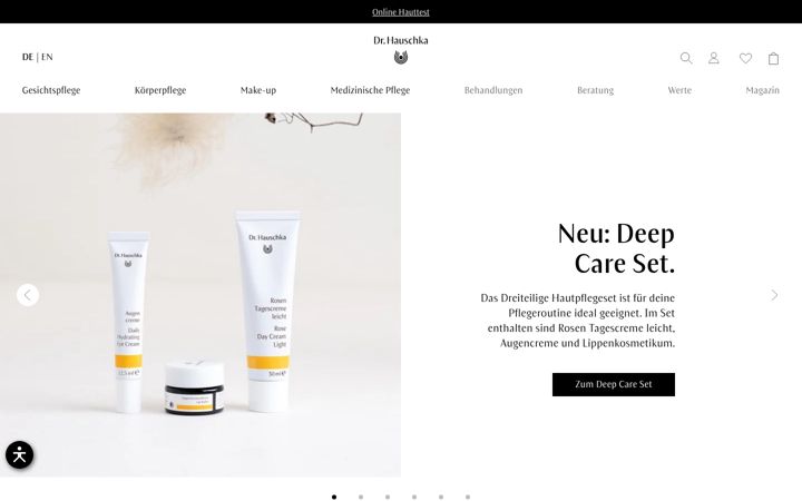 Zrzut ekranu drhauschka.de