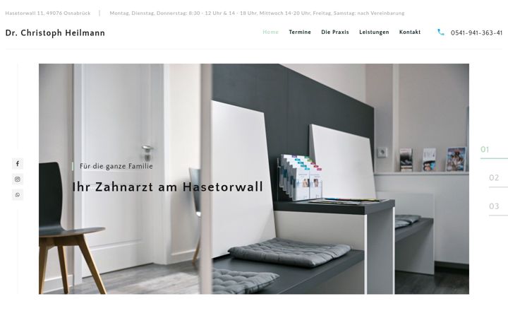 Screenshot of drheilmann-zahnarzt.de