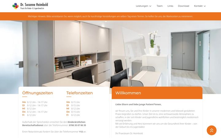 Screenshot of drheimbold.de