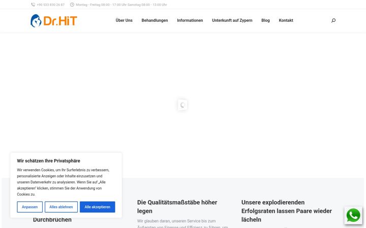 Screenshot of drhitzypern.com