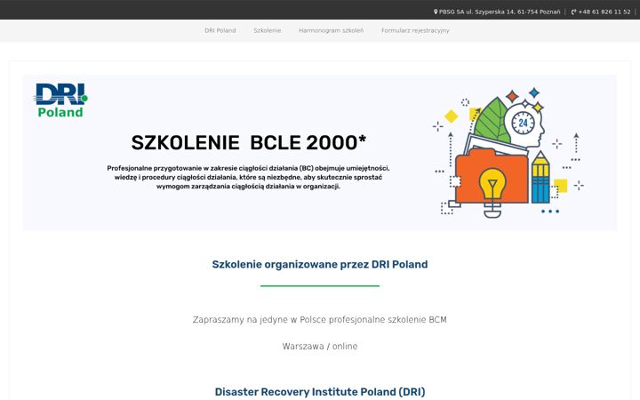 Ekrano kopija dri-poland.org