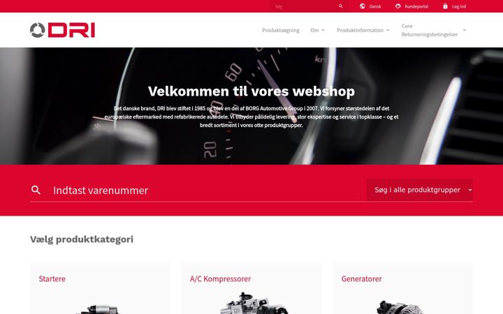 Skjermbilde av dri.dk
