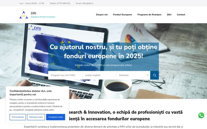 Screenshot of dri.ro