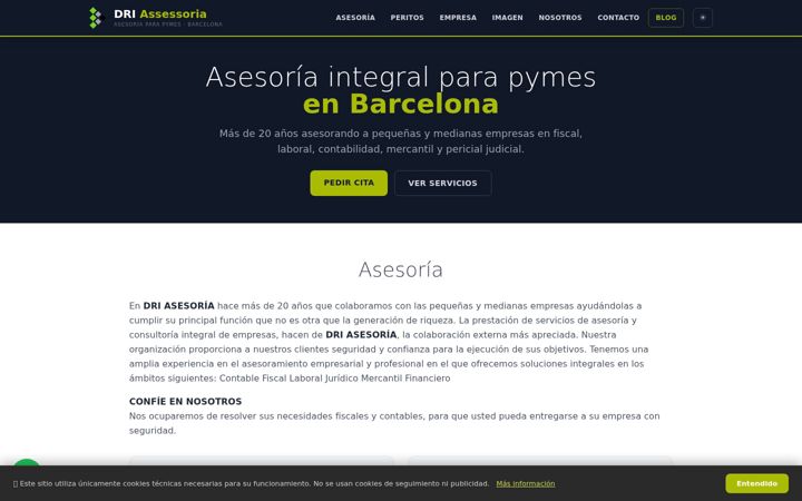 Screenshot of driassessoria.com