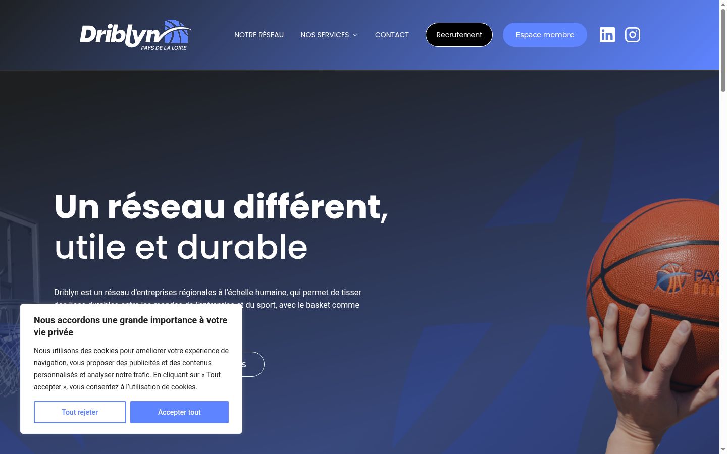 Sutikimo reklamjuostės, rodytos prieš bet kokią sąveiką, ekrano kopija