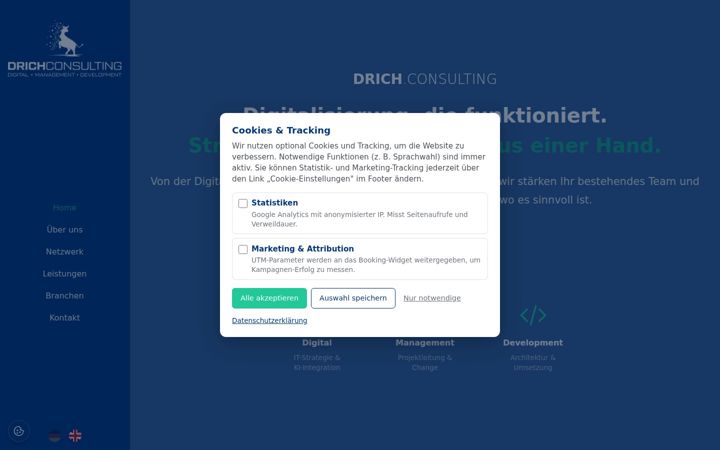 Screenshot of drich.consulting