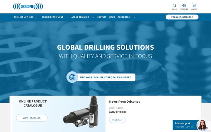Screenshot of driconeq.com