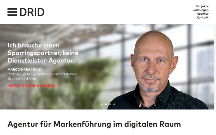 Screenshot of drid.de
