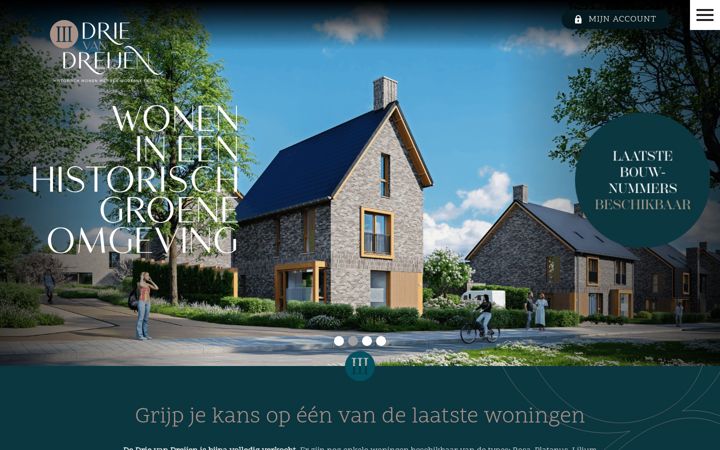 Screenshot di drievandreijen.nl