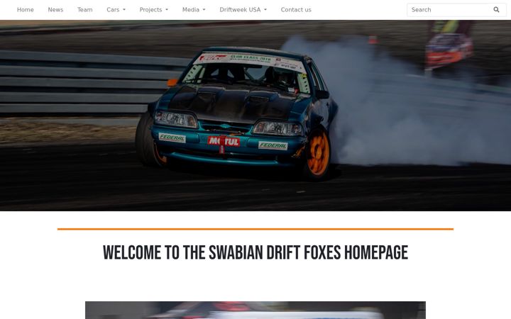 Screenshot of driftfoxes.de
