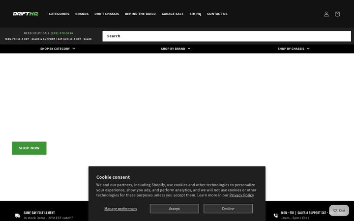Captură de ecran a drifthq.com