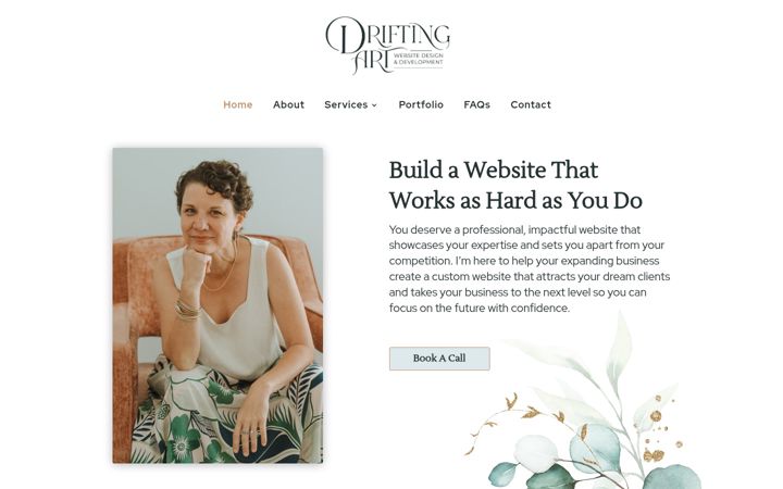 Screenshot of driftingart.com