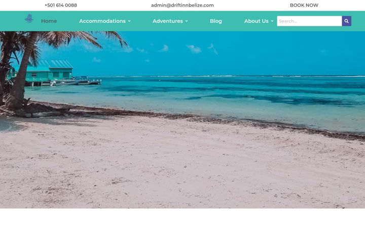 Screenshot of driftinnbelize.com