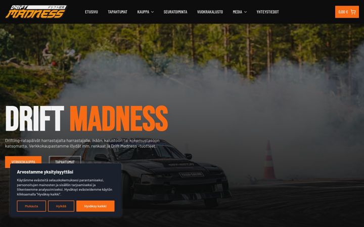 Screenshot di driftmadness.fi
