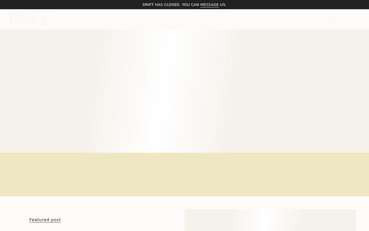 Screenshot of driftrecords.com