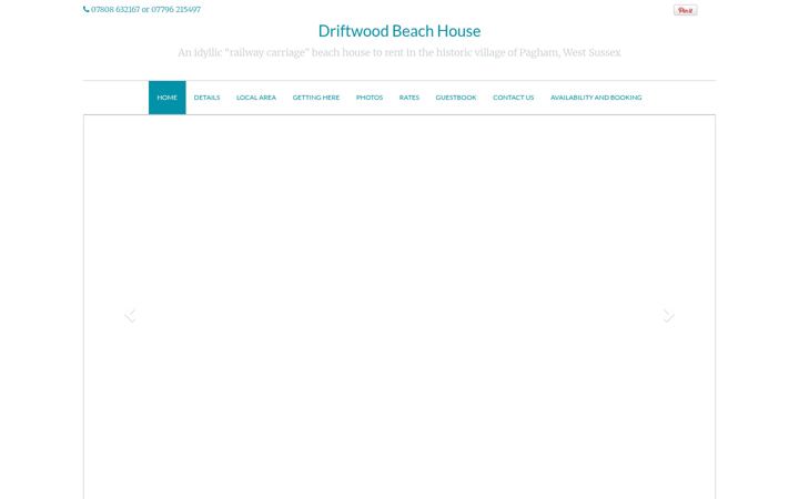 Screenshot of driftwoodbeach.house