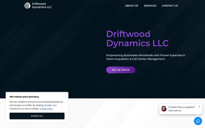 Screenshot of driftwooddynamicsllc.com