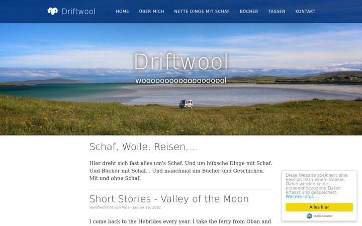 Screenshot of driftwool.de