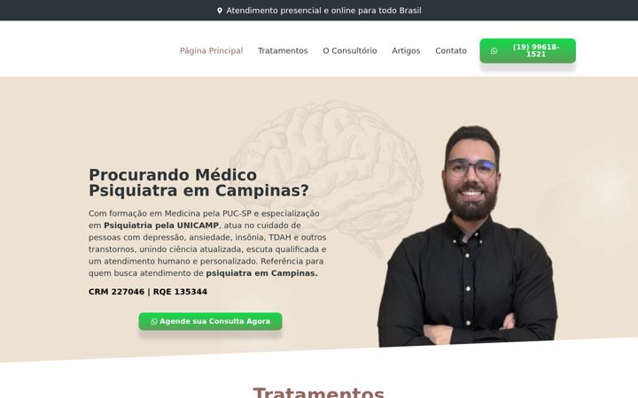 Screenshot stránky drigordalbom.com.br