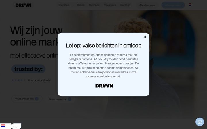 Screenshot of driivn.nl