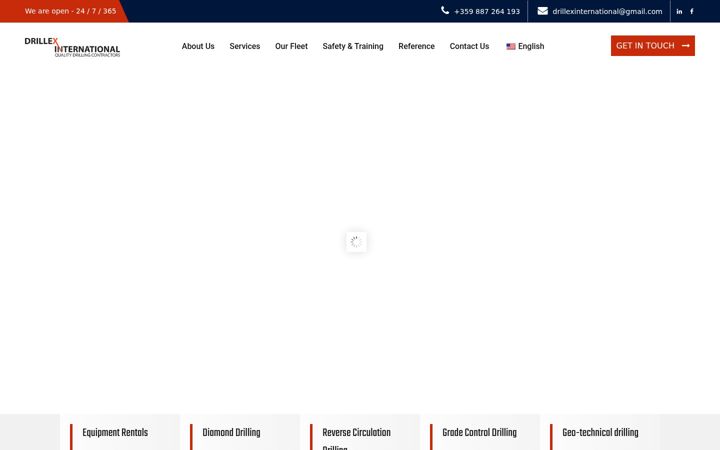 Screenshot of drillexinternational.com