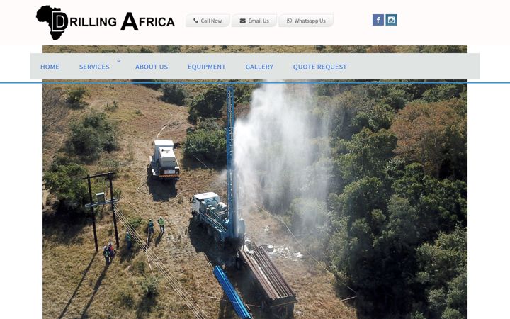 Screenshot of drillingafrica.co.za
