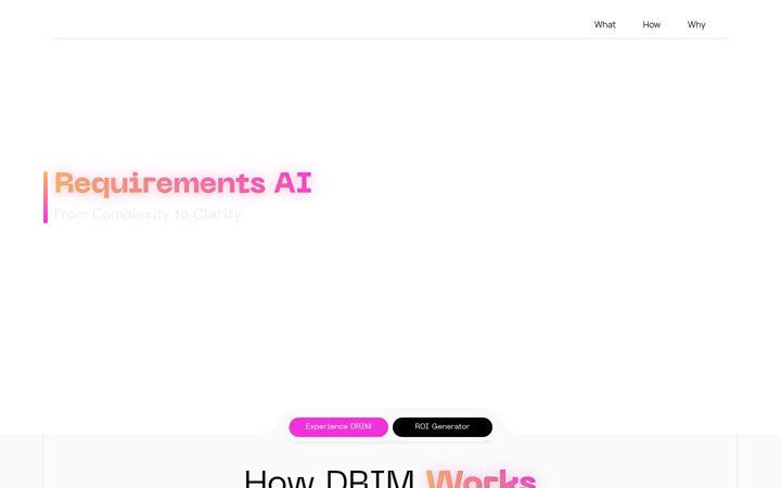 Képernyőkép: drimco.ai