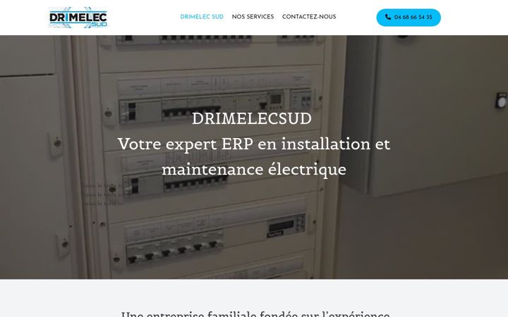 Screenshot of drimelecsud.com