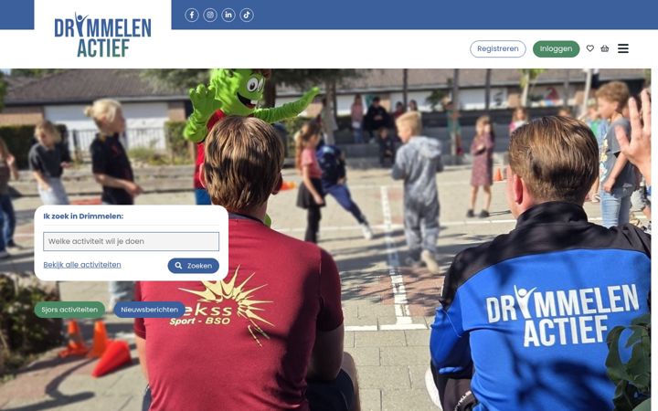 Skjámynd af drimmelenactief.nl