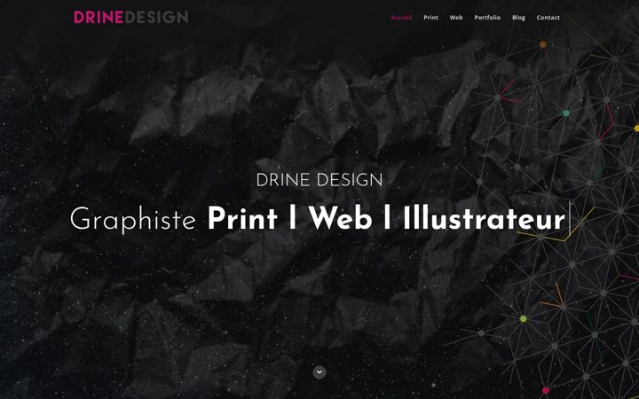 Screenshot of drine-design.com