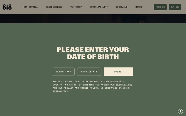 Screenshot of drink818.com