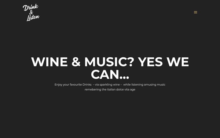 Screenshot of drinkandlisten.it