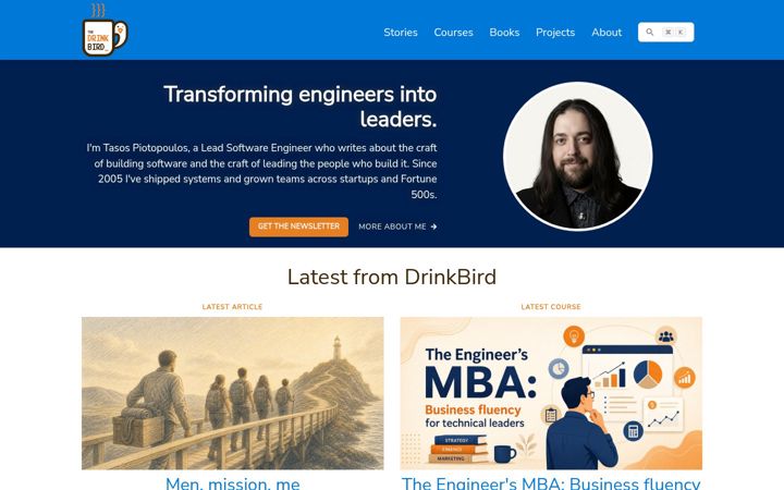 Screenshot of drinkbird.com
