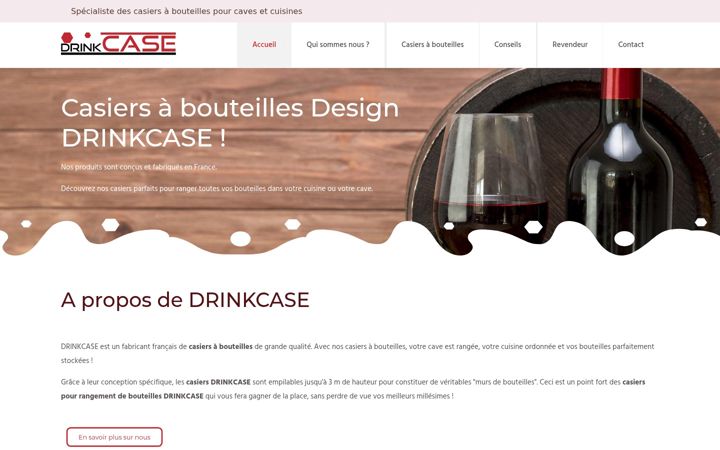 Screenshot of drinkcase.fr