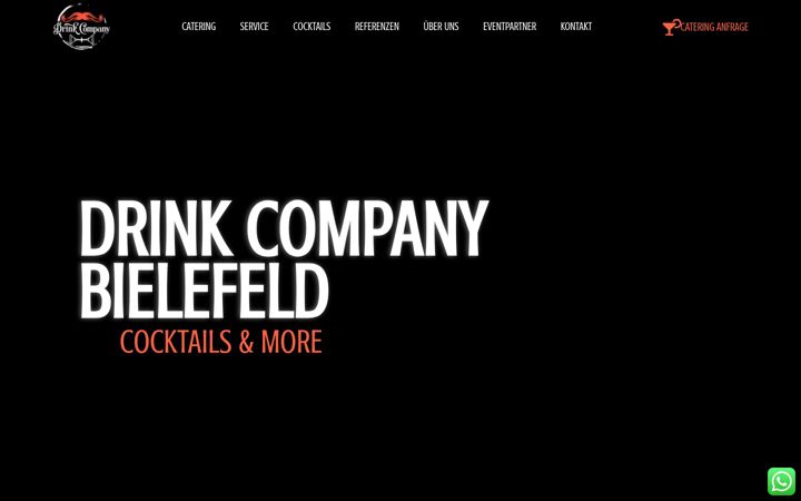 Zrzut ekranu drinkcompanybielefeld.de