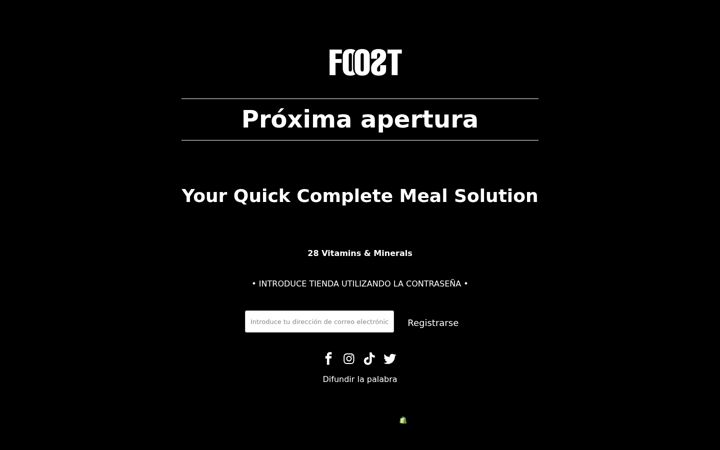 Screenshot of drinkfoost.com