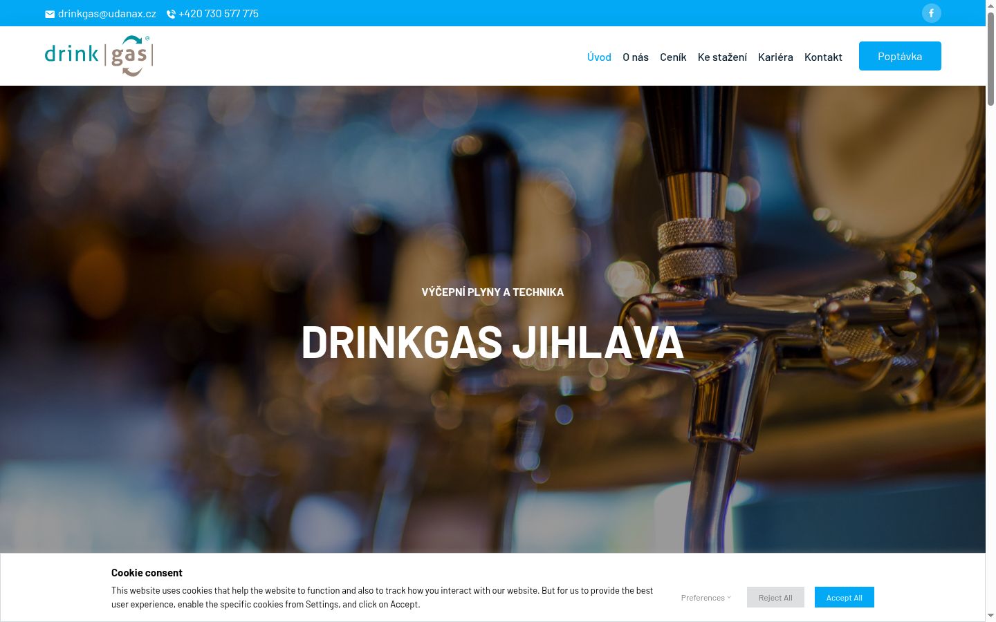 Sutikimo reklamjuostės, rodytos prieš bet kokią sąveiką, ekrano kopija