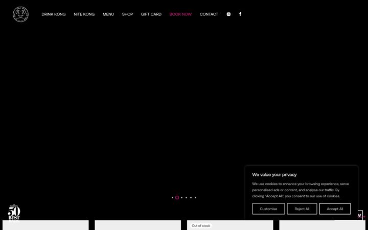 Screenshot of drinkkong.com
