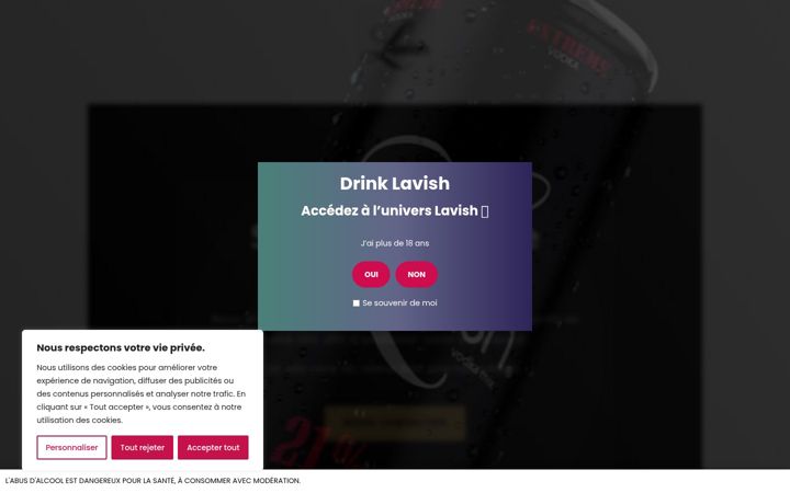 Snímek obrazovky drinklavish.fr