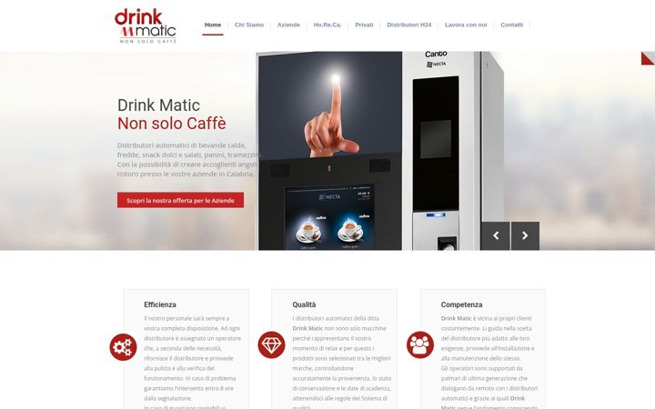 Screenshot of drinkmatic.net