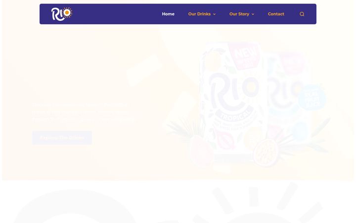Screenshot of drinkrio.com
