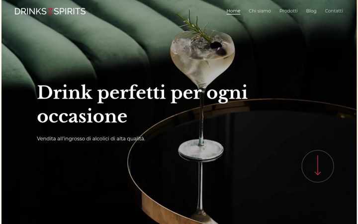 Screenshot of drinks-spirits.com